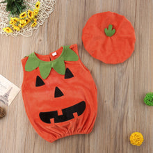 Load image into Gallery viewer, Halloween Pumpkin Dress Set