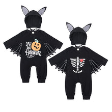 Load image into Gallery viewer, Halloween Bat Romper