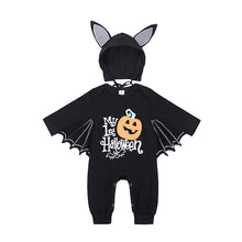 Load image into Gallery viewer, Halloween Bat Romper