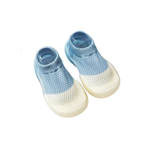 Load image into Gallery viewer, Breathable Sock Shoes for Baby’s First Steps – Lightweight, flexible shoes made from soft mesh fabric for comfort and breathability. Featuring a sock-like fit, non-slip rubber sole for grip, and a barefoot-friendly design that promotes natural movement. Ideal for new walkers, these shoes provide gentle support, stability, and a comfortable fit for active little ones.