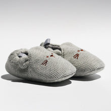 Load image into Gallery viewer, Charlie Slippers Hello Baby Moccs Ashen 11.5cm (6-12 months) 
