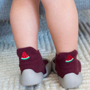 First Walker Sock-Shoes Hello Baby Moccs 