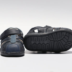 Jersey Leather Sandals Hello Baby Moccs 