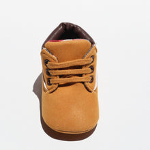 Load image into Gallery viewer, Little Tradie booties (Camel) Hello Baby Moccs 
