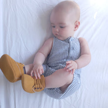 Load image into Gallery viewer, Little Tradie booties (Camel) Hello Baby Moccs 
