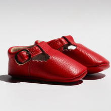 Load image into Gallery viewer, Manhattan T-Bar Moccasins Hello Baby Moccs Manhattan red 10cm (0-3 months) 
