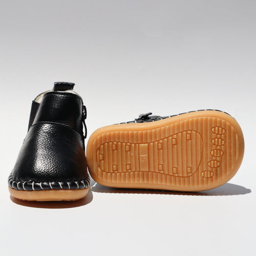 Plush Mini Boots (leather) Hello Baby Moccs 