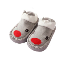 Load image into Gallery viewer, Socks with Soul Hello Baby Moccs Rudolph 11cm (0-6 months) 
