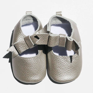 Sofia Bow Mocc Hello Baby Moccs Silver 11cm (0-6 months) 