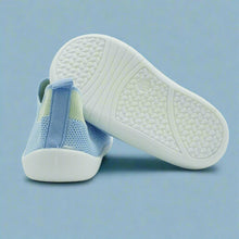 Load image into Gallery viewer, Crafted for comfort and stability, these first walker shoes are perfect for little ones taking their first steps. The soft, breathable knit upper provides a snug yet flexible fit, allowing tiny feet to move naturally and comfortably. With a lightweight, non-slip sole, these shoes offer essential grip and support as your baby learns to walk with confidence
