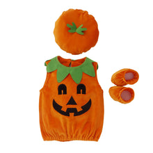 Load image into Gallery viewer, Halloween Pumpkin Dress Set
