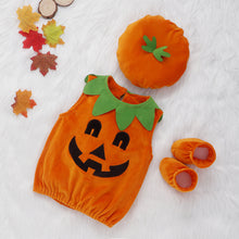 Load image into Gallery viewer, Halloween Pumpkin Dress Set
